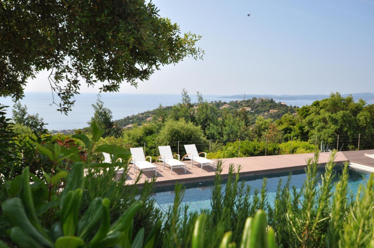 Vila Vue Panoramique Sur La Baie De St Tropez Les Issambres Exteriér fotografie